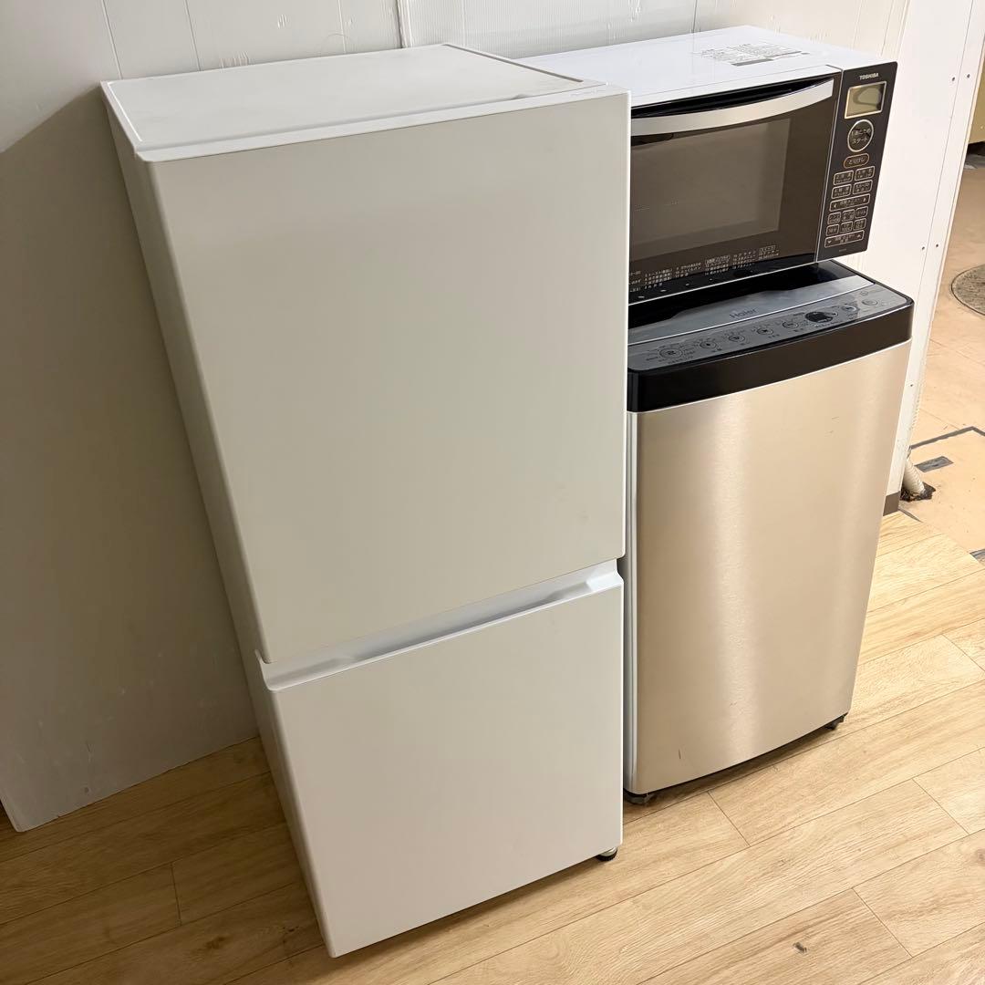 美品使用期間が短い1人暮らし家電セット❗️大阪、大阪近郊配送と設置無料H
