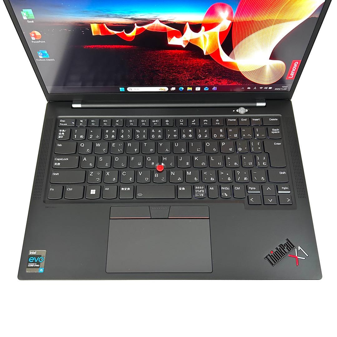 美品 Lenovo X1 Carbon Gen9 バッテリー超良好 Office