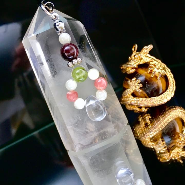 特別★開運・御守り★ゆらゆら可愛い♡パワーストーンストラップ