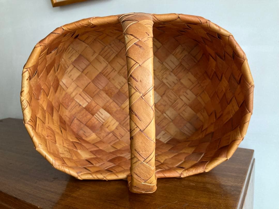 さ*ぁ様 Galina ガリーナ さんの白樺かご（特大サイズ）① フィンランド