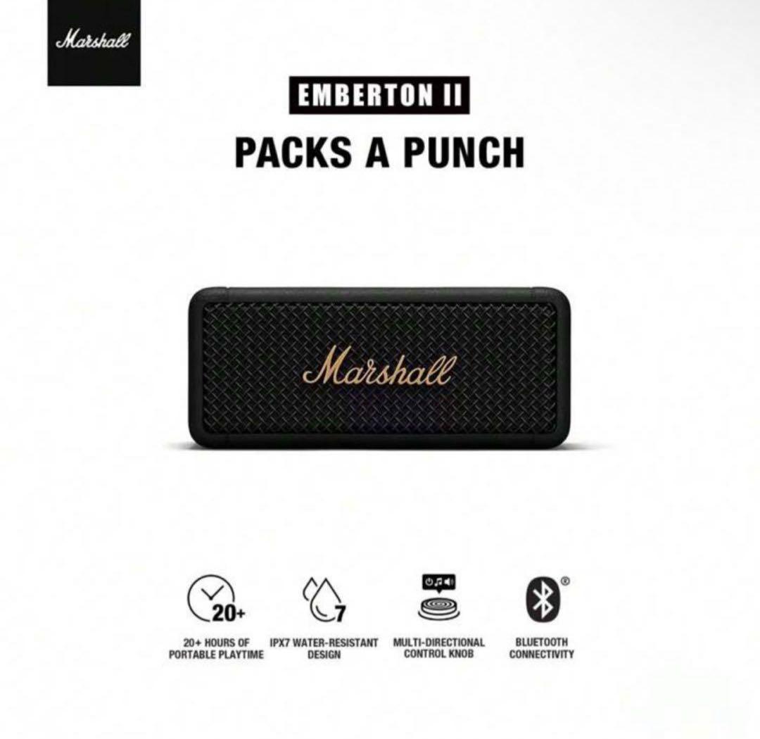 スピーカー・ウーファー Marshall Emberton II (New 100%)