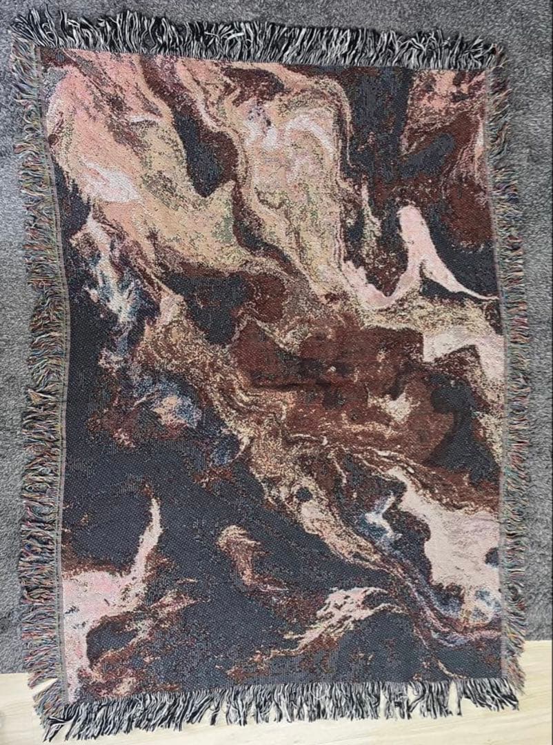 【iMPeRF】インパーフNavy Flow Throw Blanket : M