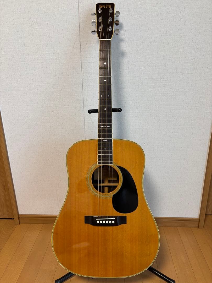 程度上々々❗️レア‼️初期型　大文字ロゴCAT'S EYESアコギCE400調整済！