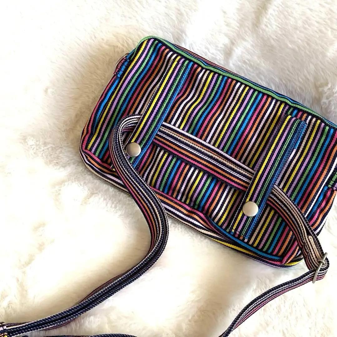 【希少 美品】POTER ×SLAP SHOT レインボーカラー　ウエストポーチ