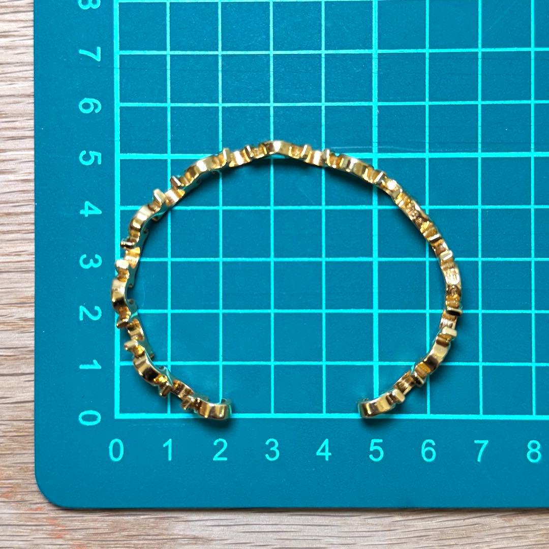 【希少】203jewelryホースシューバングル 18Kコーティング　※修理済
