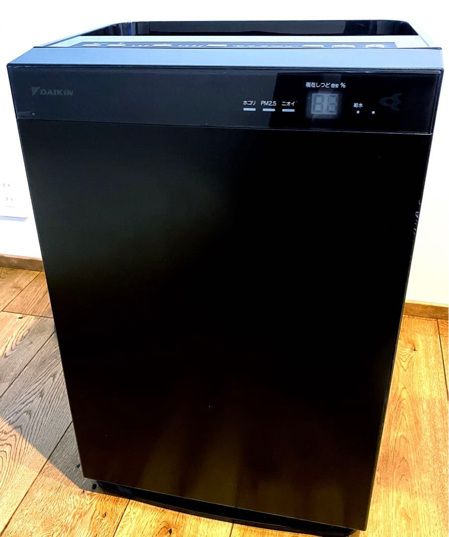 【美品】ダイキン　ストリーマ　加湿機能付き空気清浄機 ブラウン 付属品完備