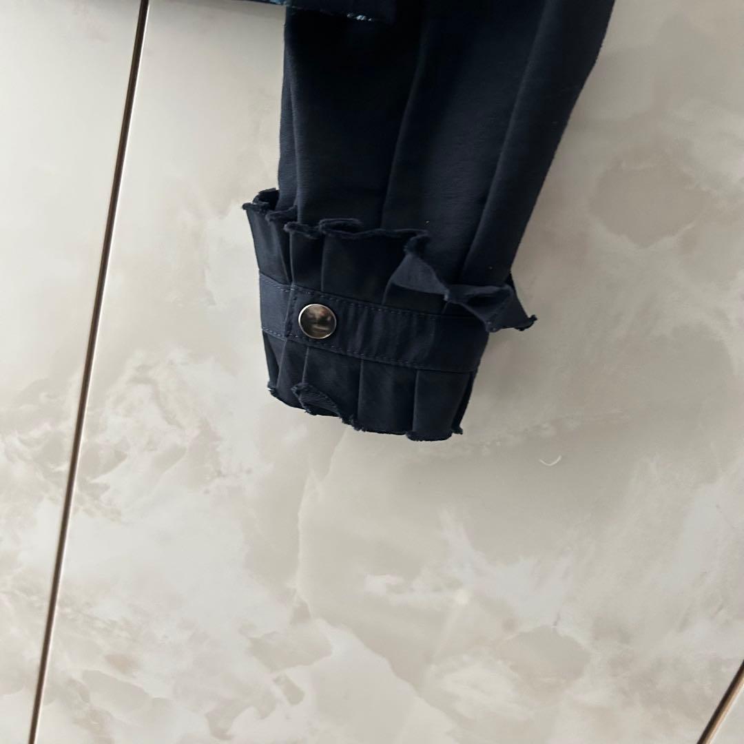 CHONO チョノ　豪華　刺繍　ジャケット　ブルゾン　ネイビー　F