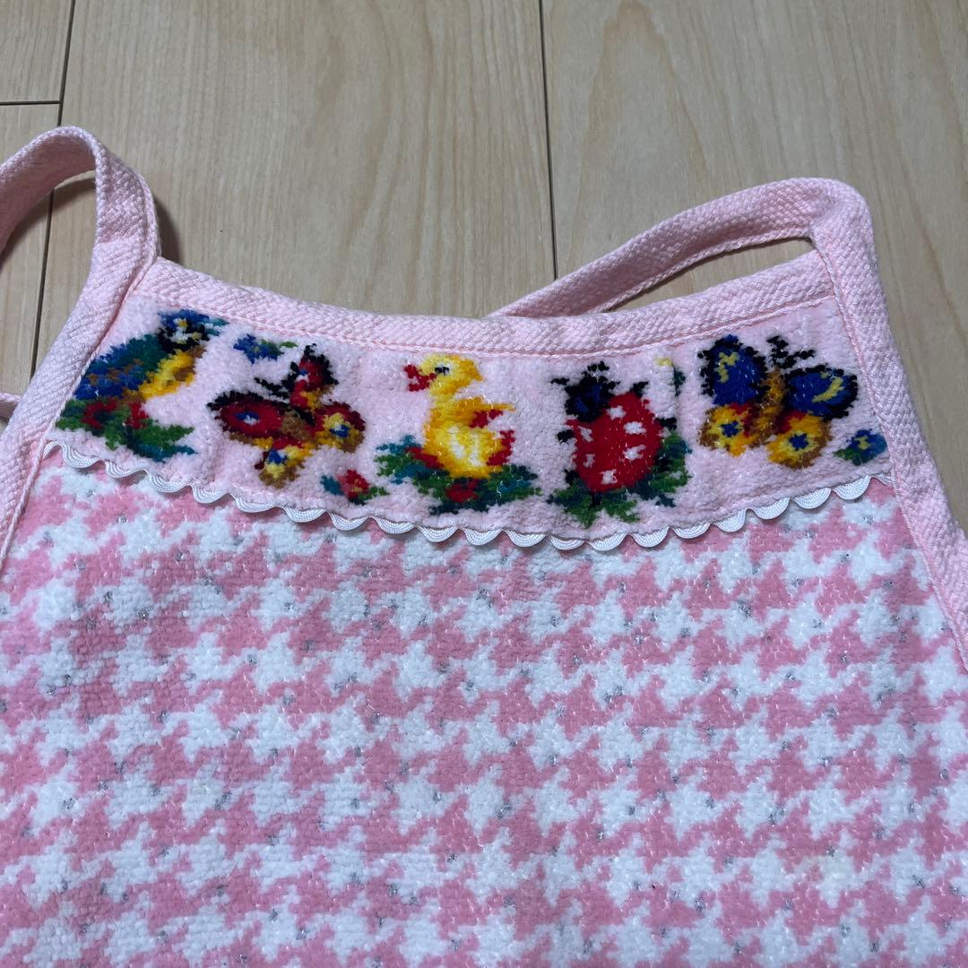 omoti 希少 フェイラー ピンクエプロン ハイジ タオル地