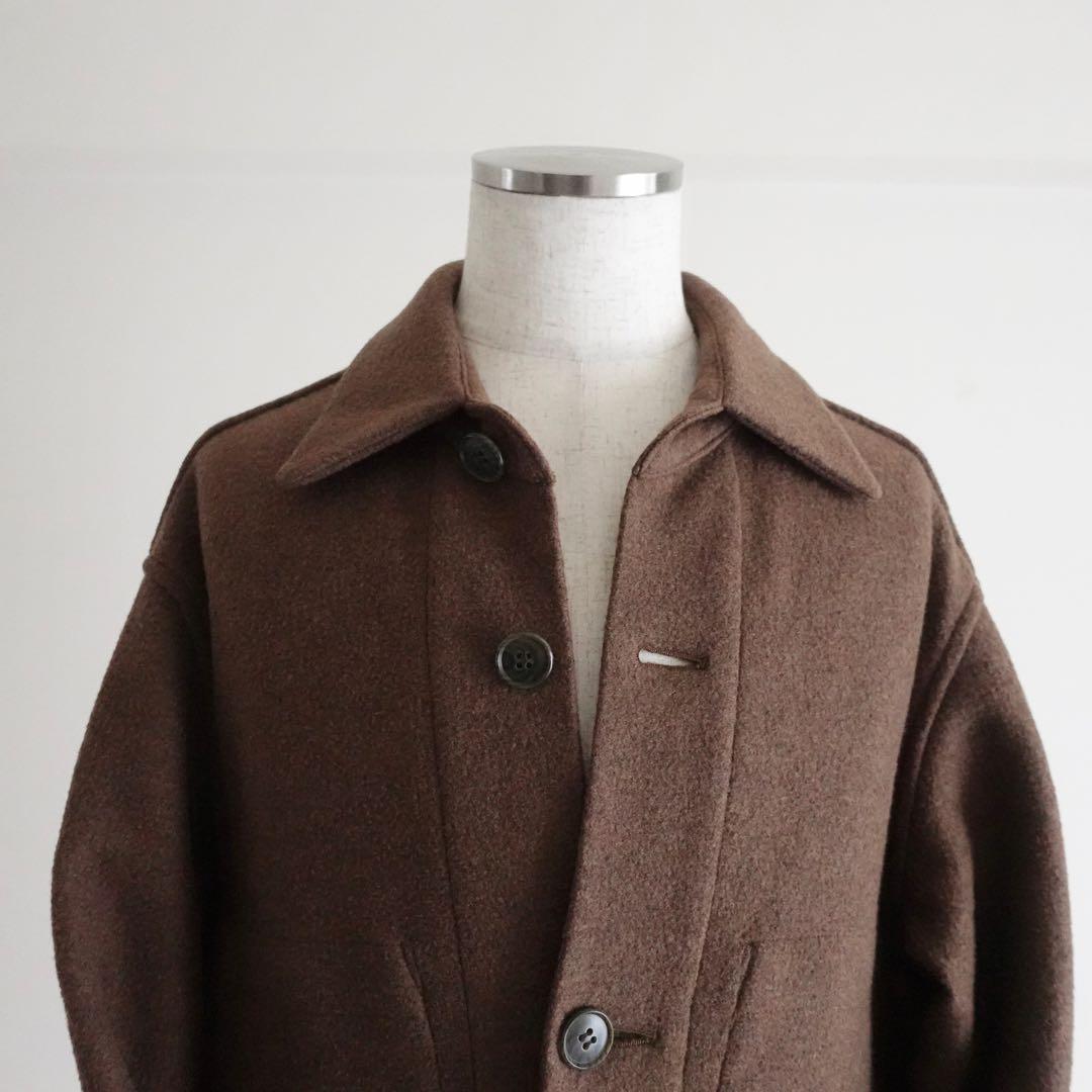 1990s GLENOVER ライトメルトン　カバーオールジャケット　ブラウン