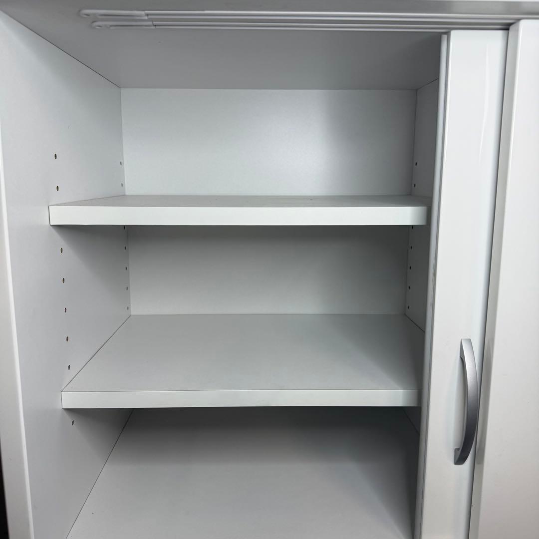 【850】ホワイトキッチン収納キャビネット