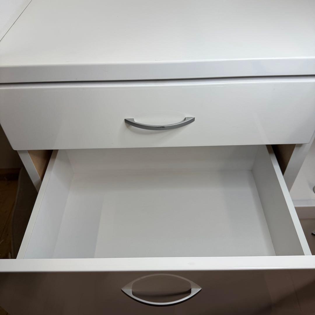 【850】ホワイトキッチン収納キャビネット