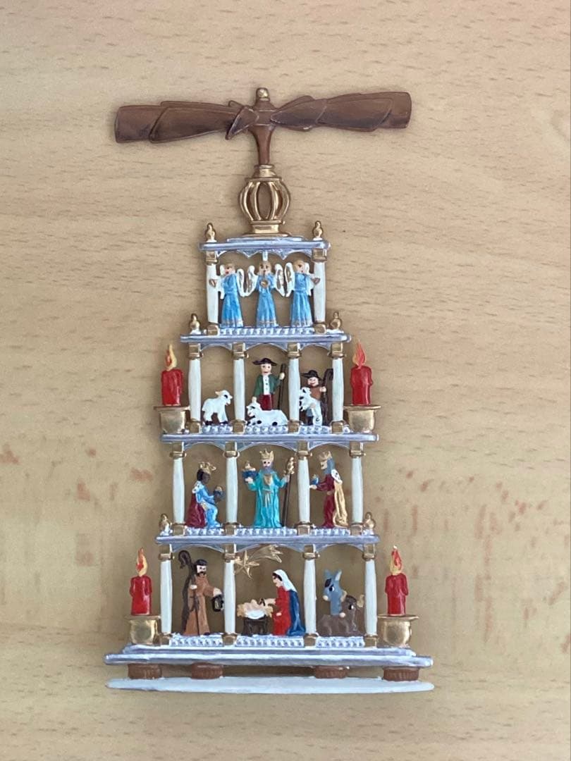 【美品】ヴィルヘルム・シュヴァイツァー　錫製　クリスマス飾り