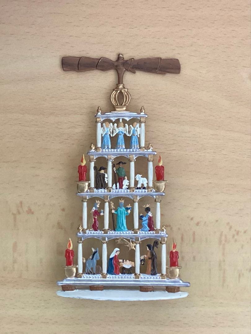 【美品】ヴィルヘルム・シュヴァイツァー　錫製　クリスマス飾り