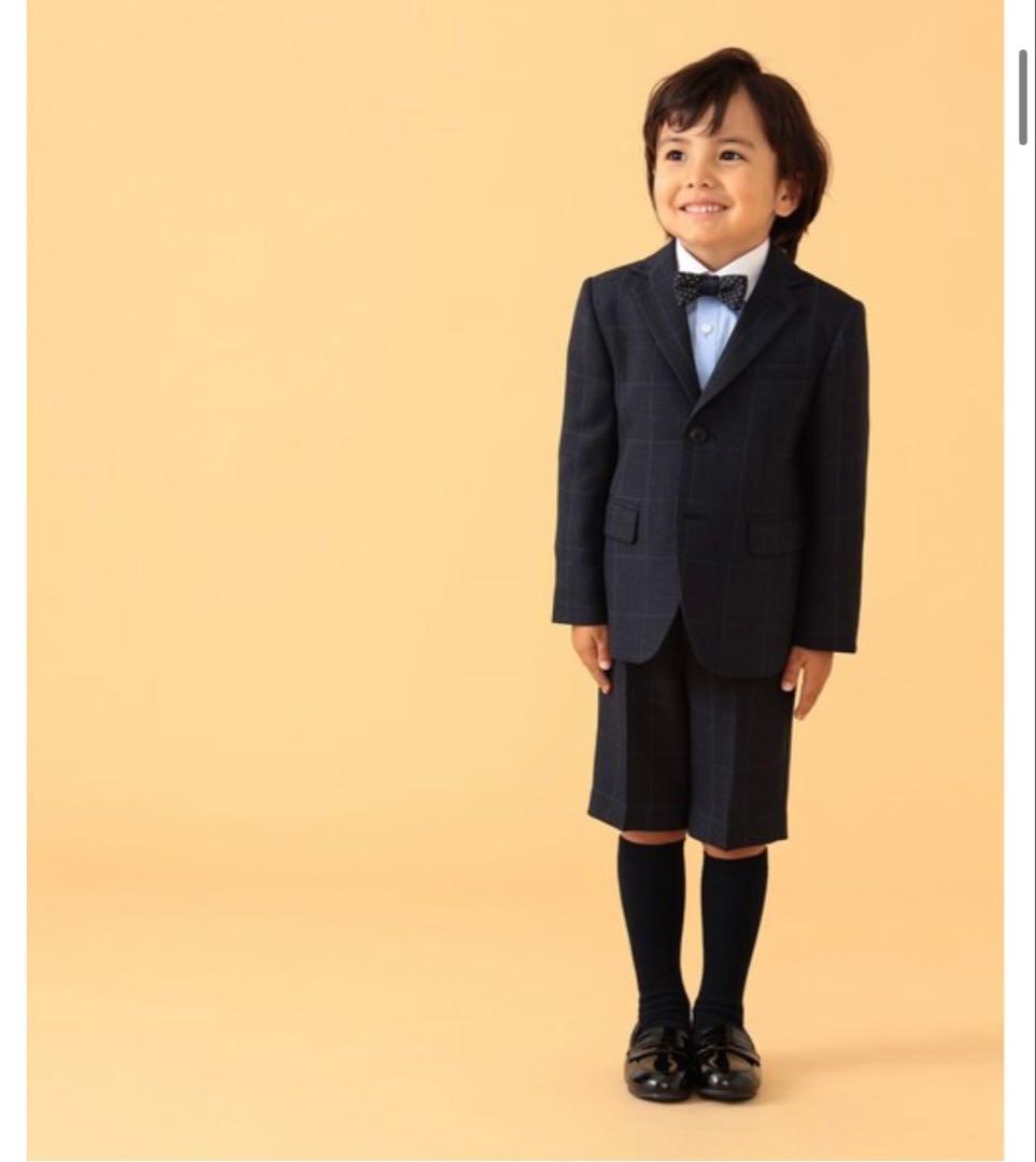 極美品♡BEAMS mini 120 フォーマル　ネイビー　セレモニー