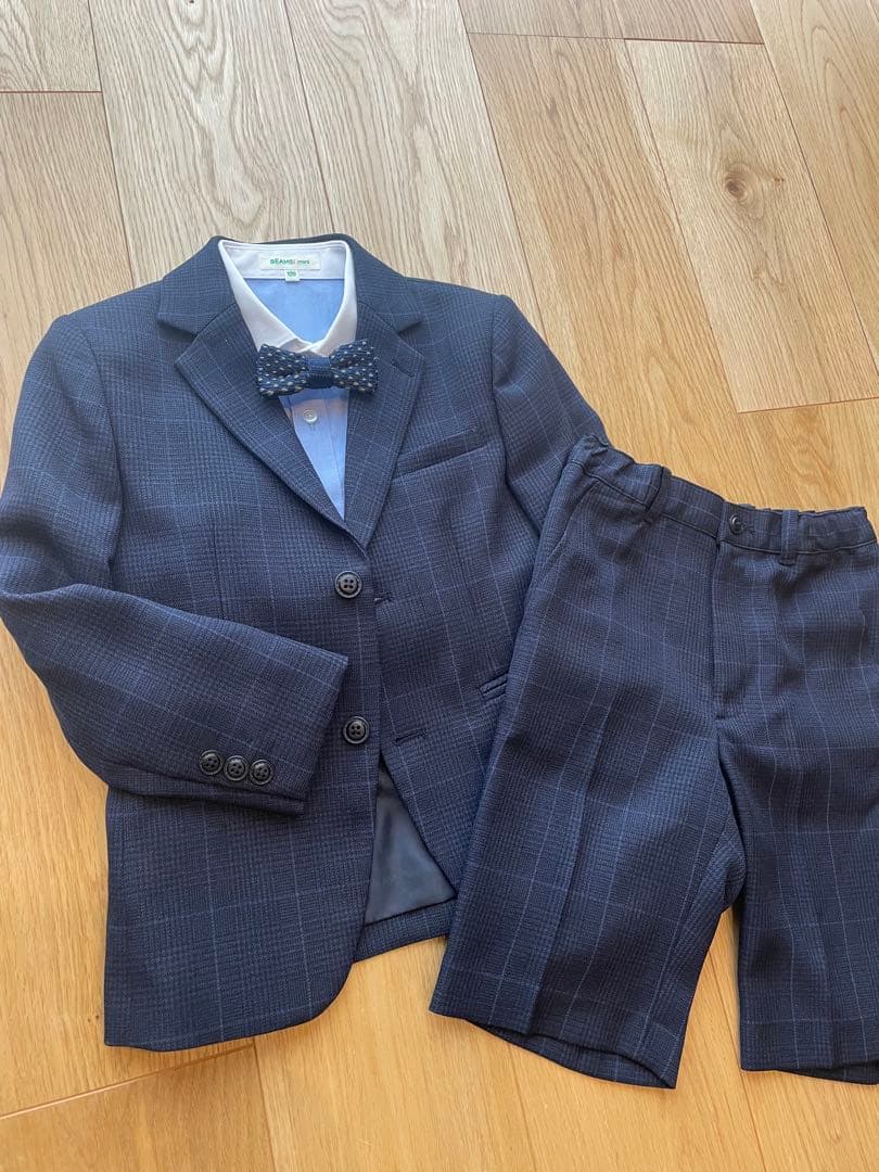 極美品♡BEAMS mini 120 フォーマル　ネイビー　セレモニー