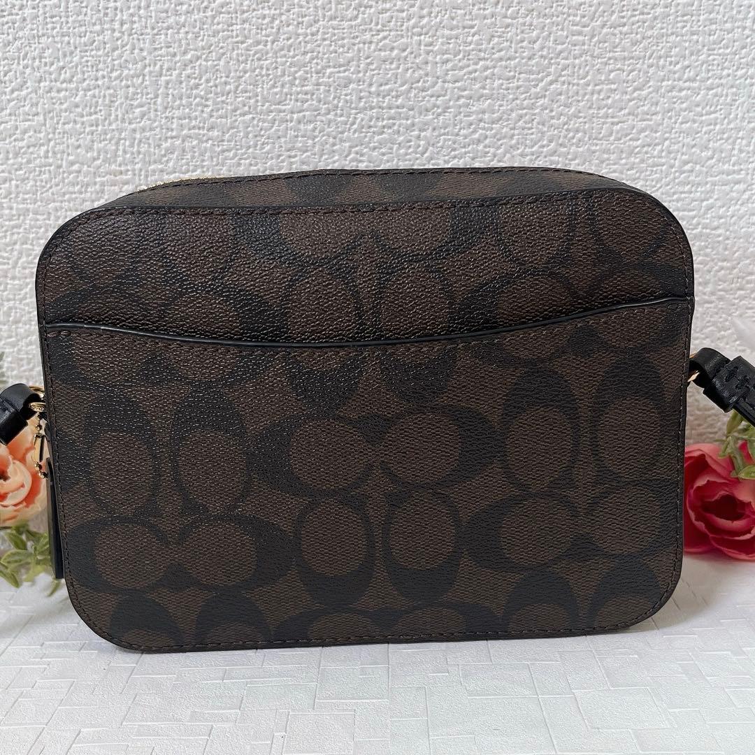 【極美品】COACH コーチ ショルダーバッグ 斜め掛け シグネチャー チャーム