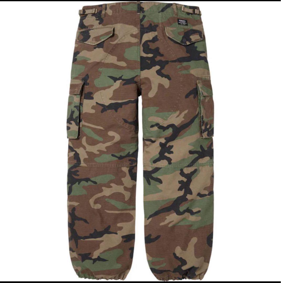 パンツ 25FW Supreme Cargo Pant Woodland Camo 32