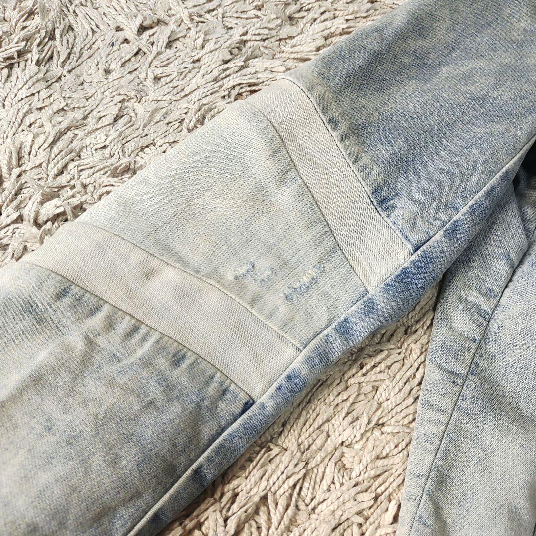 【XL・良品】DIESEL　ディーゼル　デニムジャケット　インディゴ　ライダース