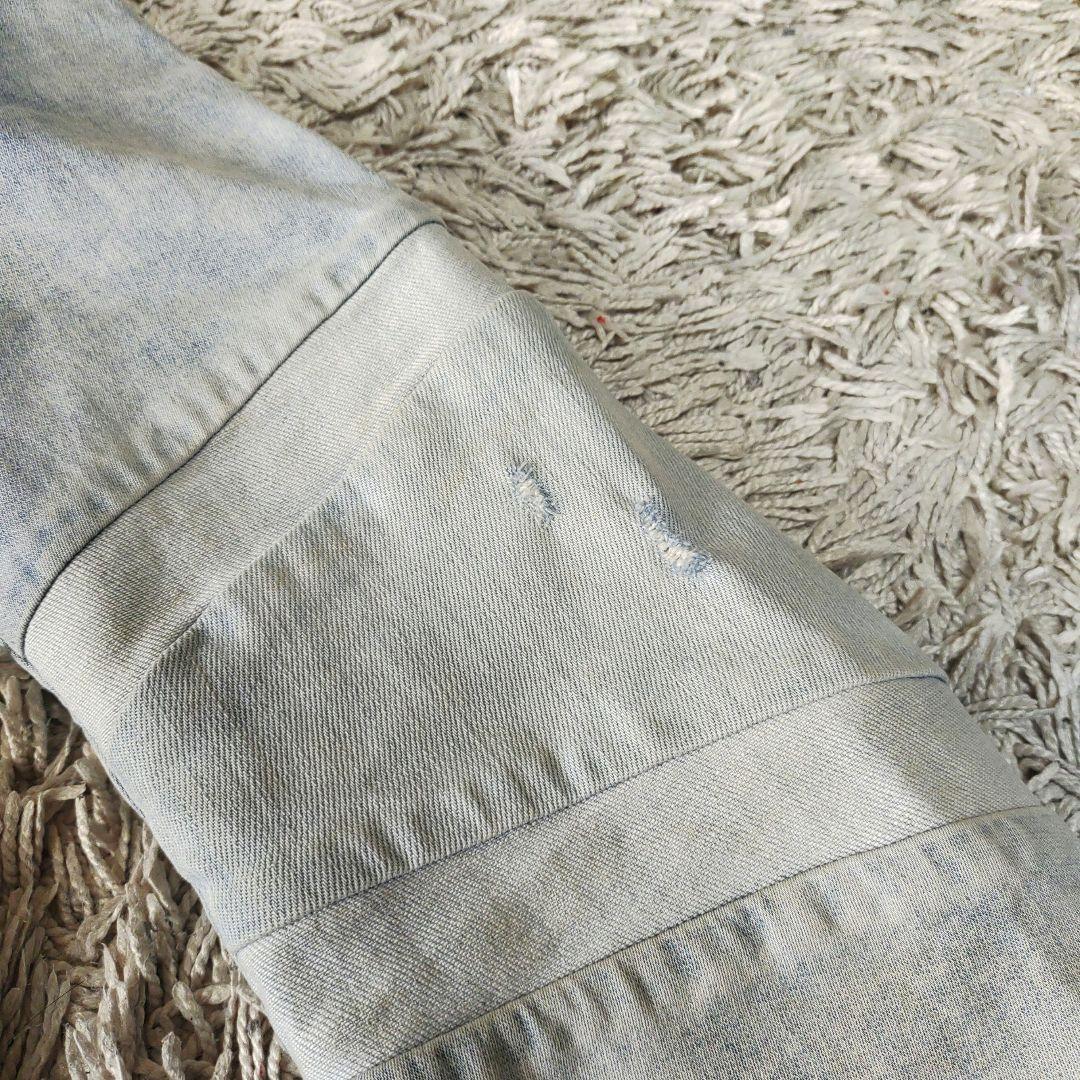 【XL・良品】DIESEL　ディーゼル　デニムジャケット　インディゴ　ライダース