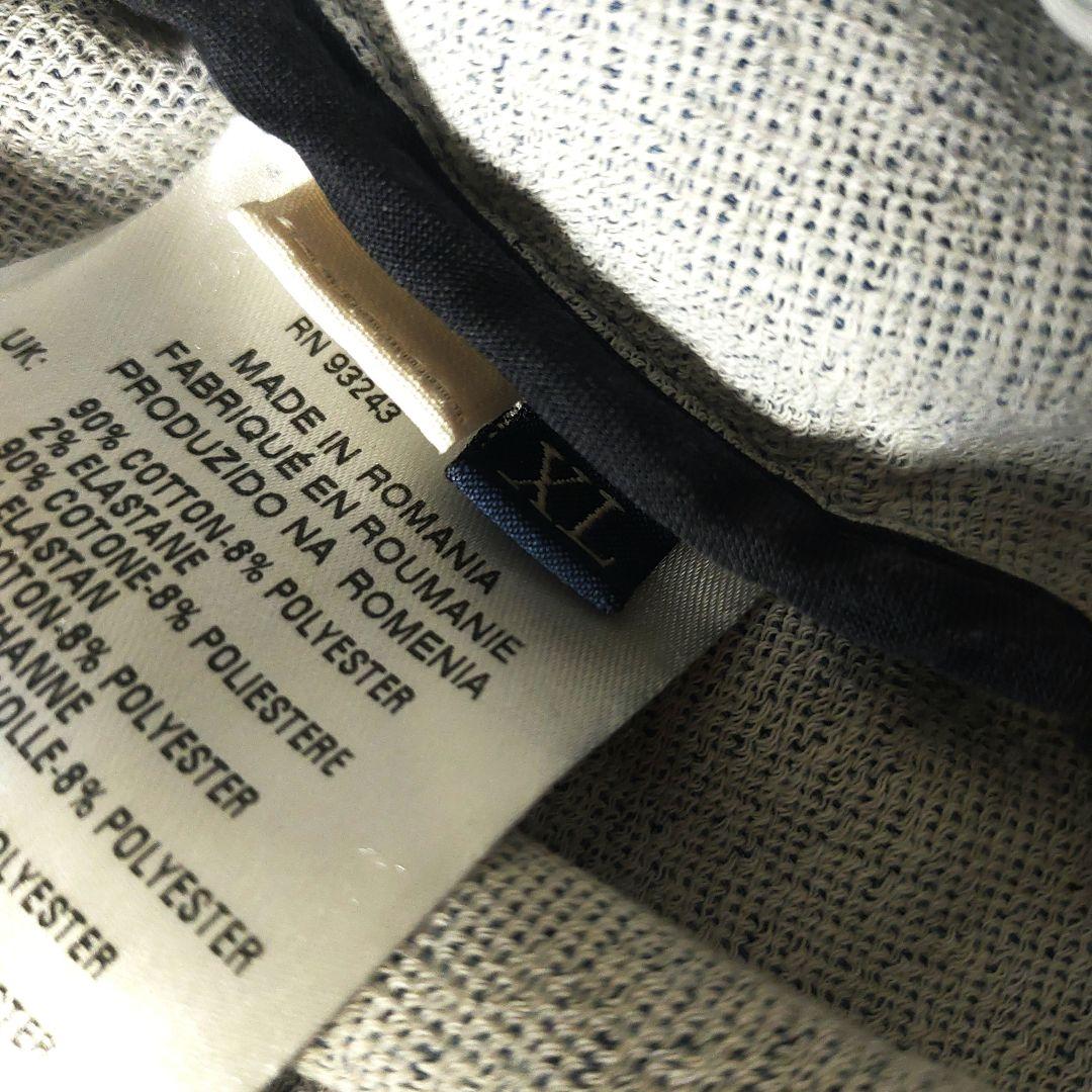 【XL・良品】DIESEL　ディーゼル　デニムジャケット　インディゴ　ライダース