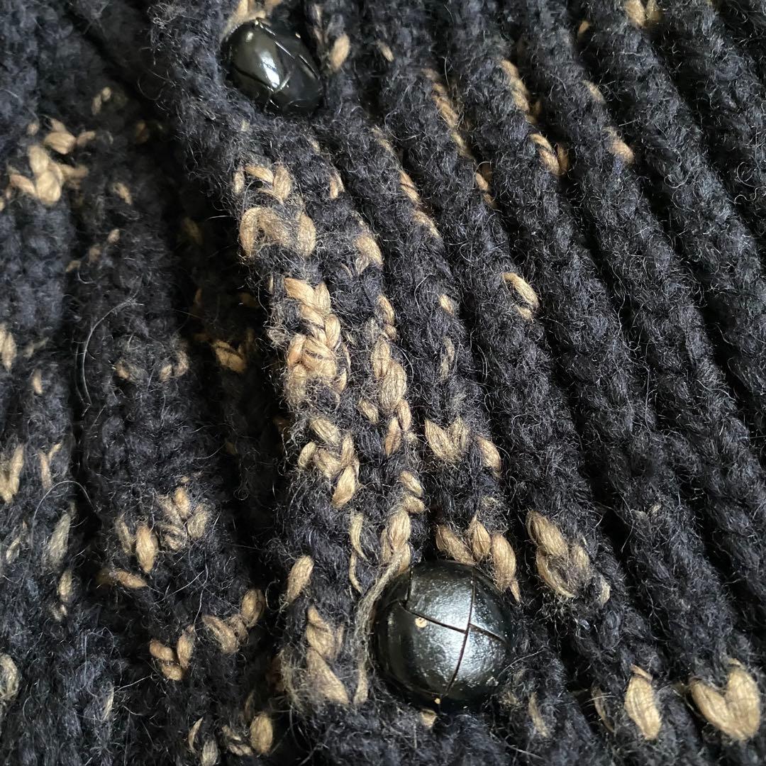 高級感✨ イタリア製 レコパン カウチンセーター ダブルブレスト アルパカ混