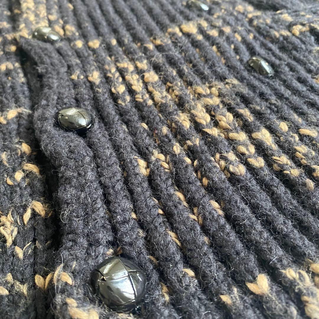 高級感✨ イタリア製 レコパン カウチンセーター ダブルブレスト アルパカ混