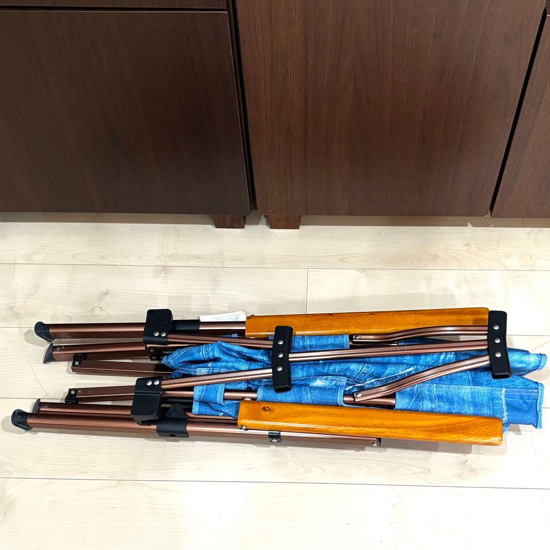 【MIDO様】コールマン　レイチェア　デニム　アウトドア　折りたたみ　収納袋