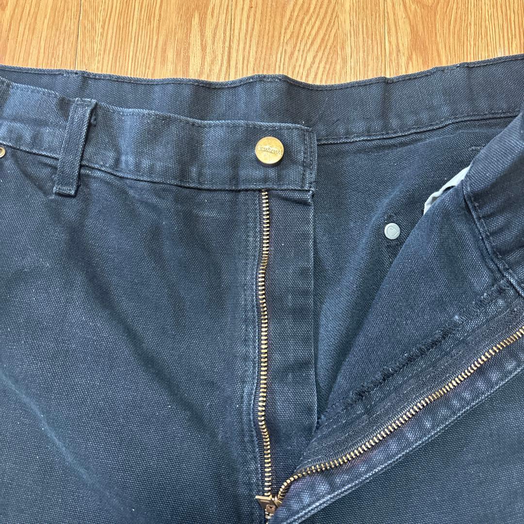 Reloved_Relic専用 Carhartt ブラックダブルニーカーゴパンツ