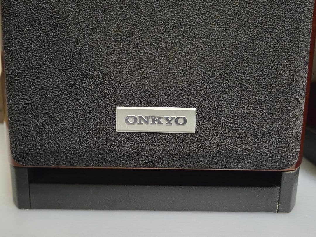 ONKYO オンキヨー スピーカー D-508M ペア 木目調 説明書付