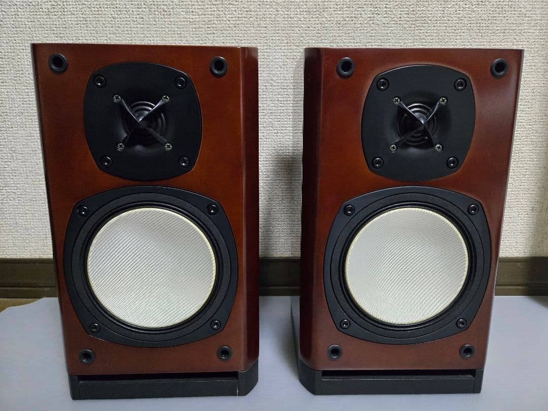ONKYO オンキヨー スピーカー D-508M ペア 木目調 説明書付