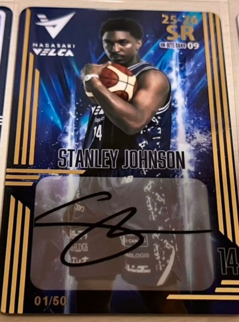 長崎ヴェルカ スタンリー ジョンソン 2025 SR シリアルナンバー 01