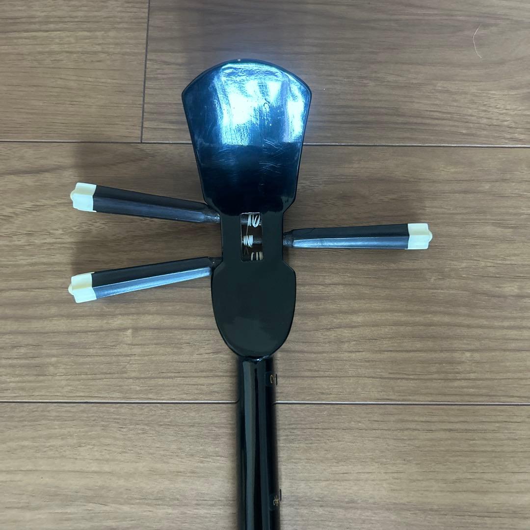 沖縄三線　工四合　人工皮　ケース付き