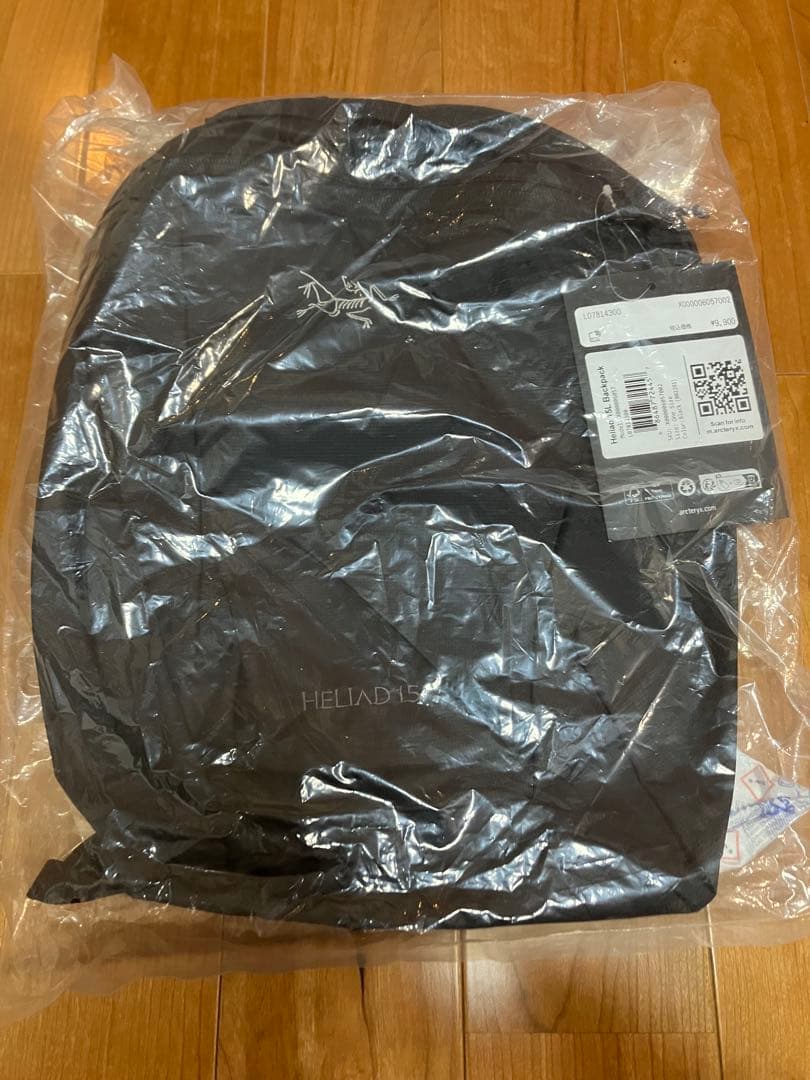 国内正規品 アークテリクス ヒリアド 15 ARC'TERYX HELIAD 黒