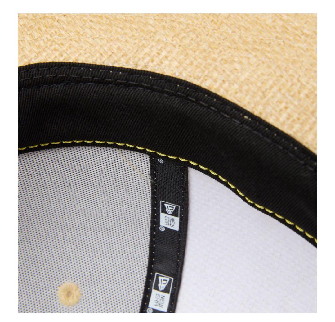 フィッテド ブリムハット メッシュ ペーパーナチュラル 試着のみ