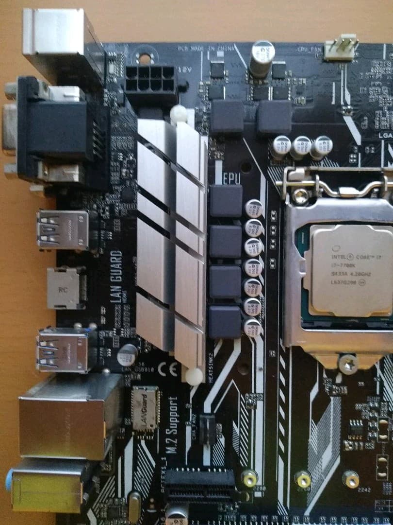 ASUS H270-PLUS マザーボードintel Core i7-7700K