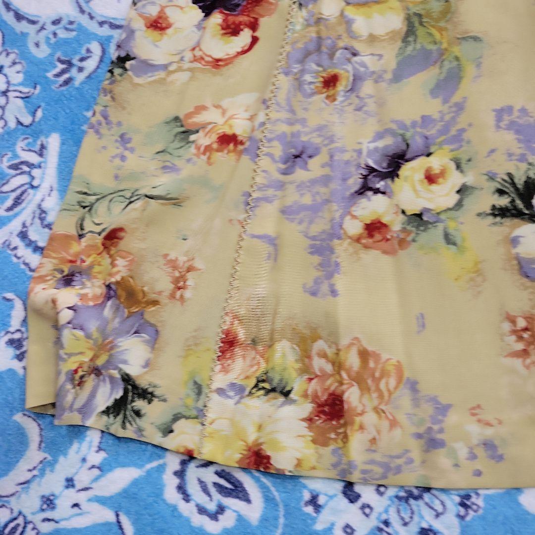 お値下げ未使用KANEKO ISAO 花柄フレンチ袖ワンピース