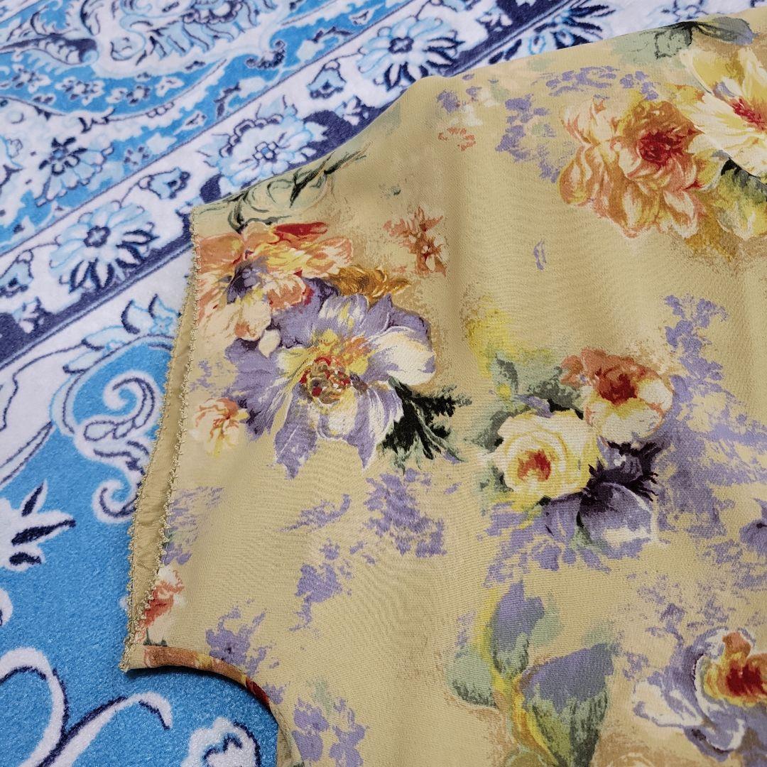 お値下げ未使用KANEKO ISAO 花柄フレンチ袖ワンピース