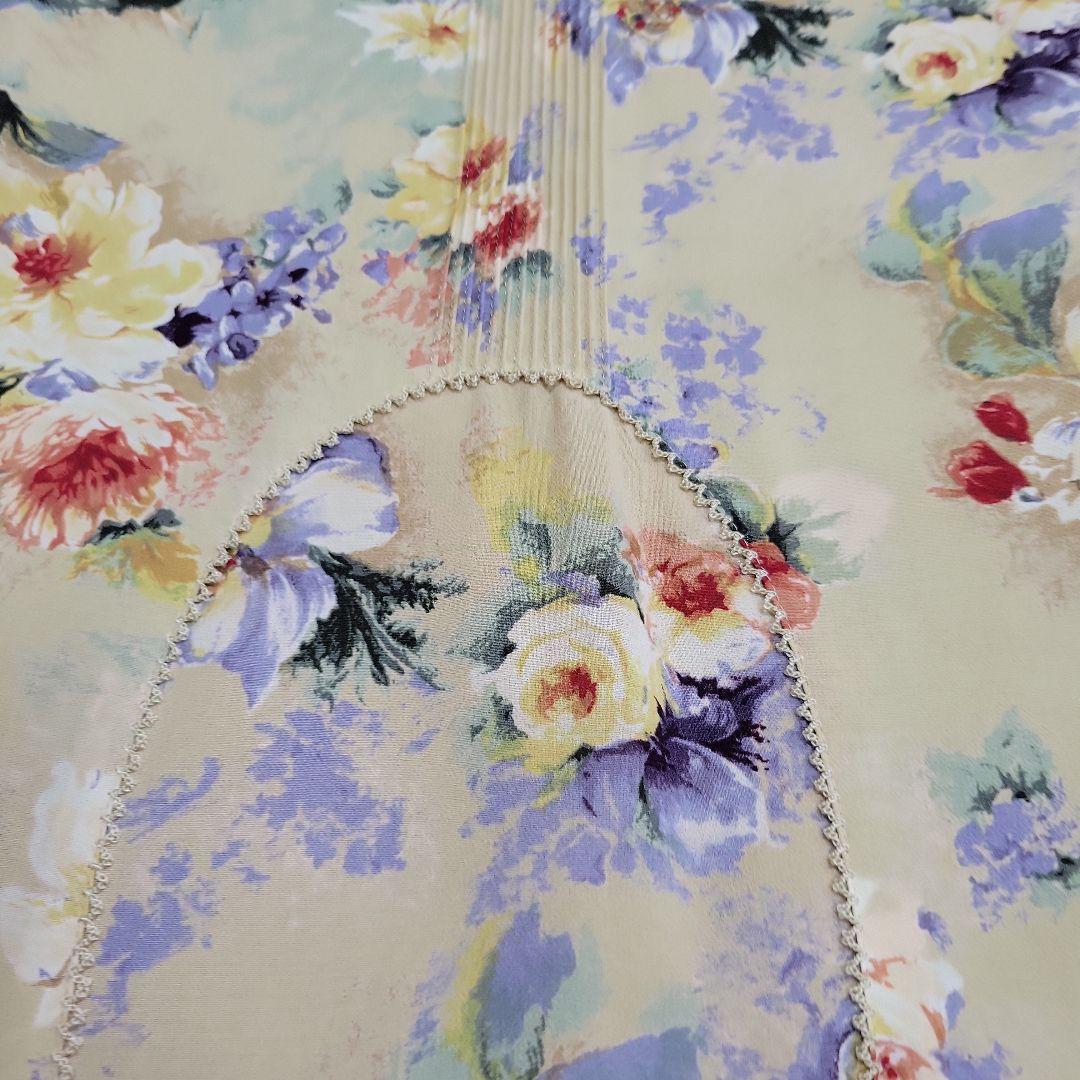 お値下げ未使用KANEKO ISAO 花柄フレンチ袖ワンピース