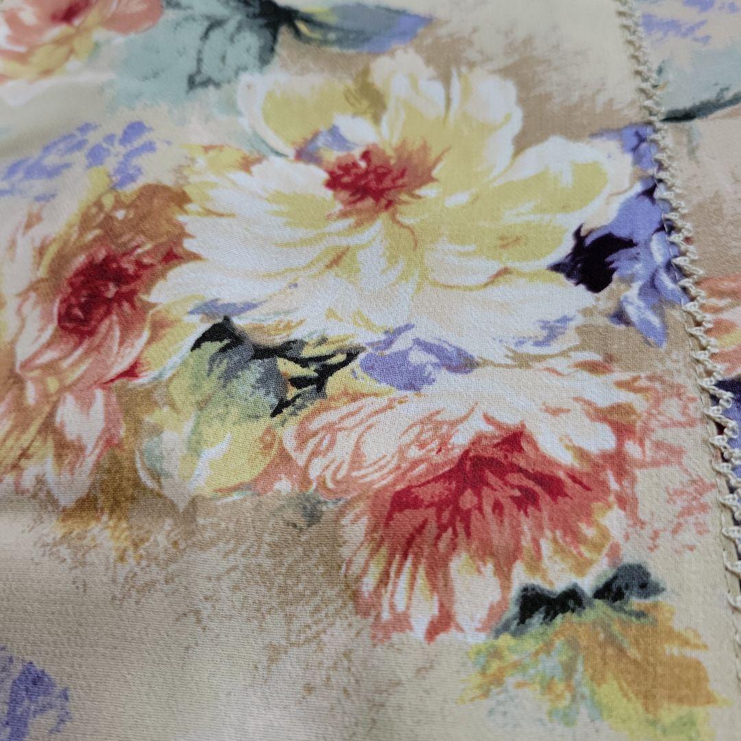 お値下げ未使用KANEKO ISAO 花柄フレンチ袖ワンピース