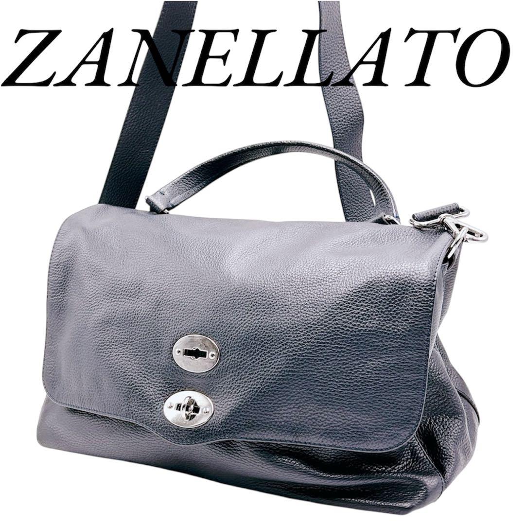 ✨美品✨ZANELLATO ポスティーナ Lサイズ ネイビー