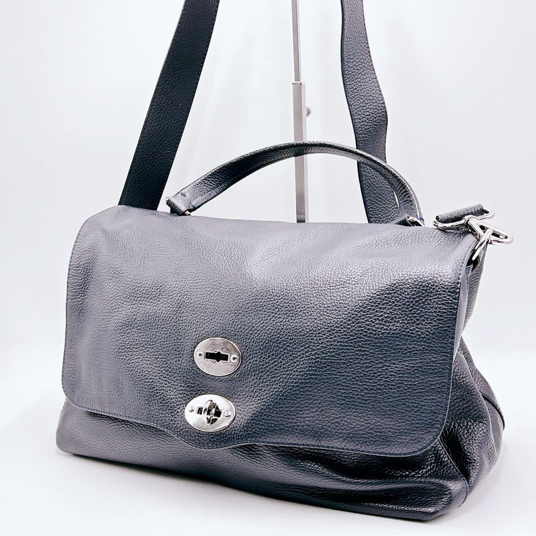 ✨美品✨ZANELLATO ポスティーナ Lサイズ ネイビー