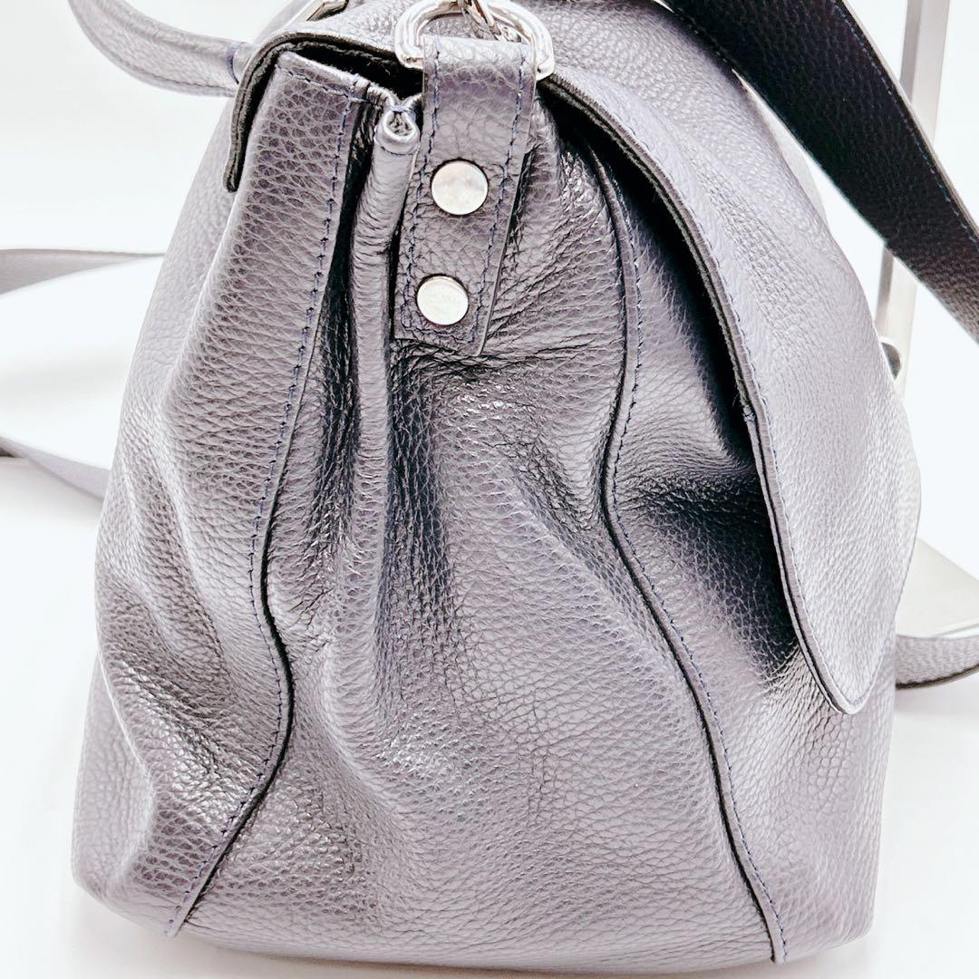 ✨美品✨ZANELLATO ポスティーナ Lサイズ ネイビー