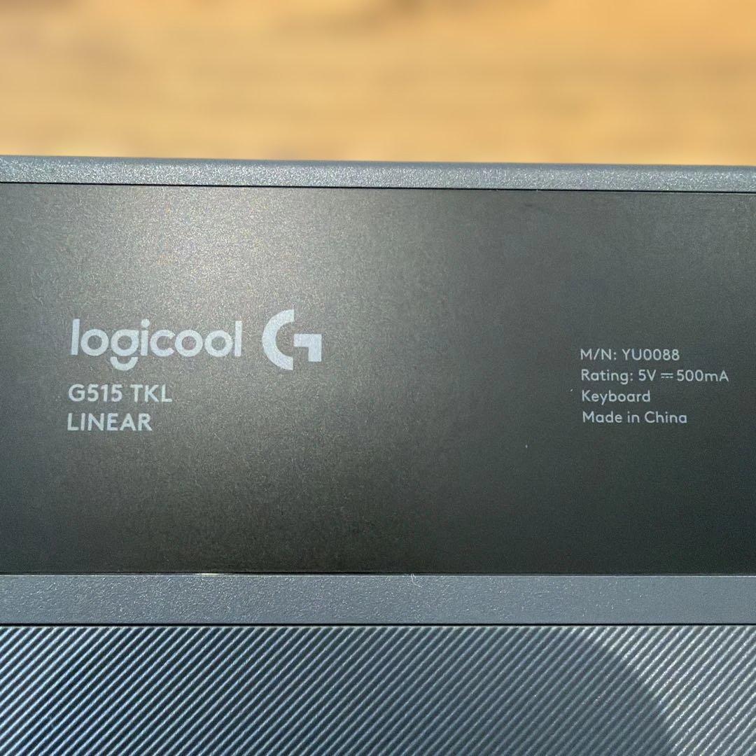 ロジクール Logicool G515 TKL 有線 G515-LNBK