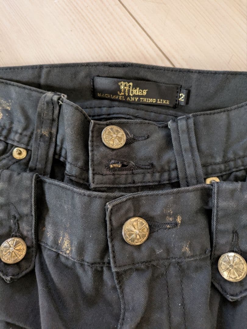 【希少】 ミダス MIDAS カーゴパンツ ギミック　パラシュート　y2k