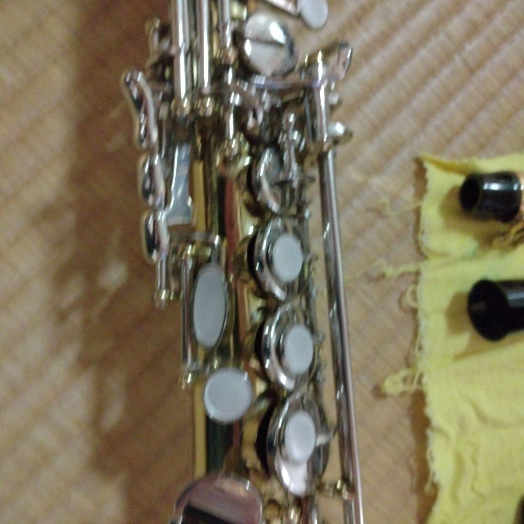 【このセットで演奏可能です】ソプラノサックス本体と付属品