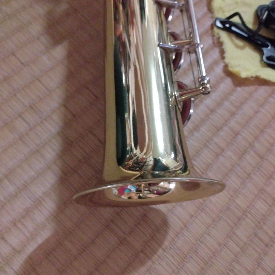 【このセットで演奏可能です】ソプラノサックス本体と付属品