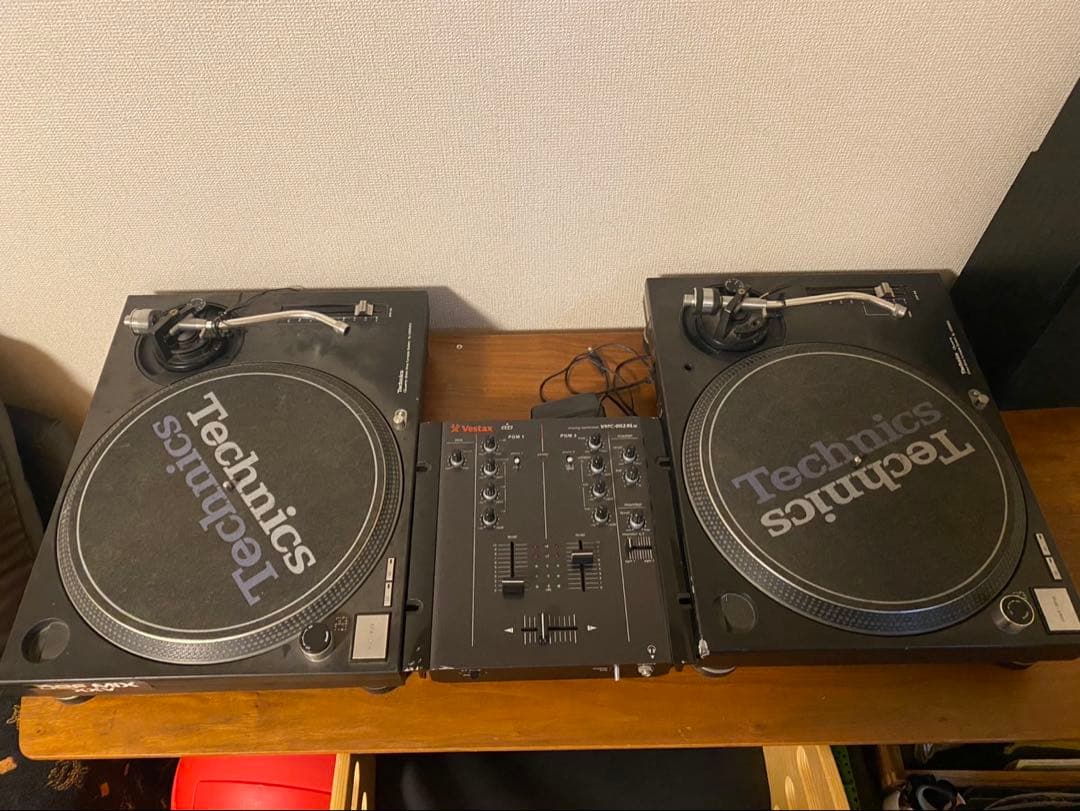 ヒコットTechnics ターンテーブル 2台とミキサーセット