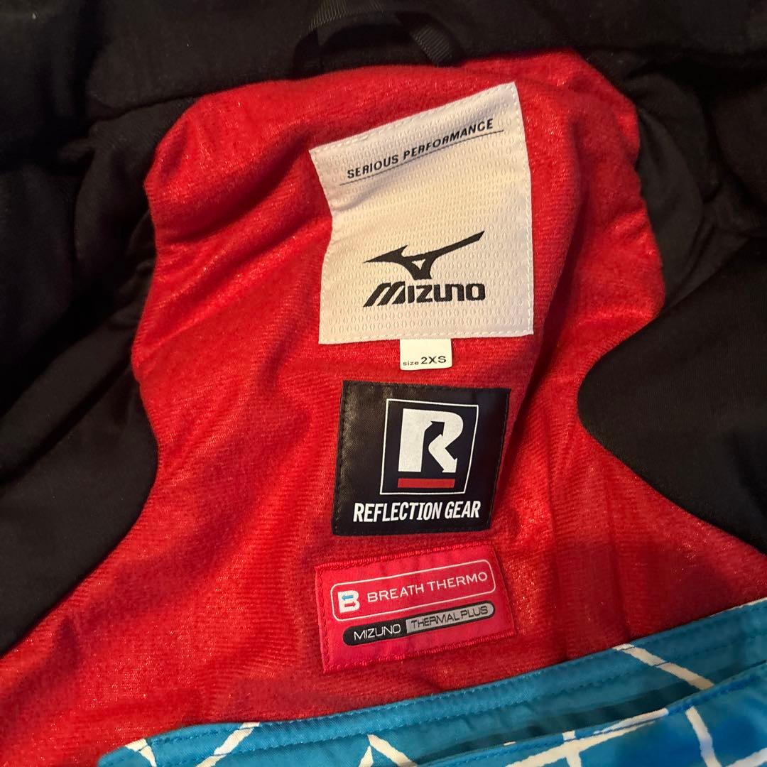 送料無料ミズノ　デモチーム　スキーウェア上下セット　2XS ブレスサーモ