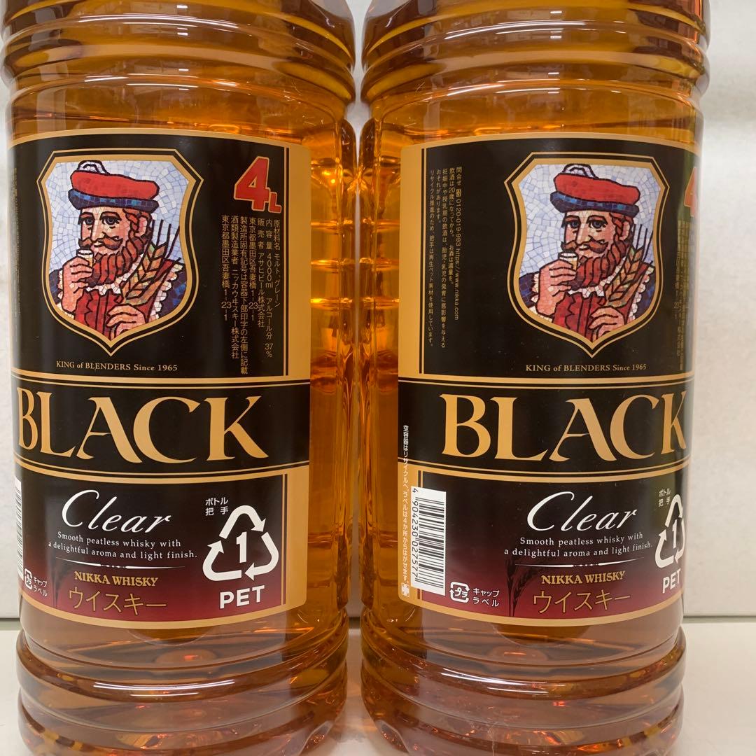 NIKKA BLACK Clear ウイスキー 4L 2本