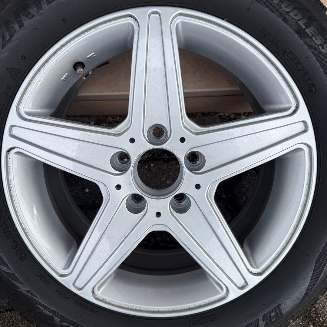 ブリヂストン ブリザック VRX2 205/55R16 社外ホイール Aクラス